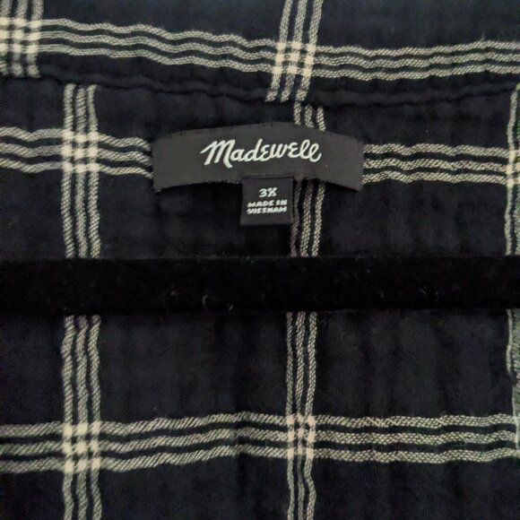 Madewell Lightspun Evert Top in Windowpane - Picture 2 of 6